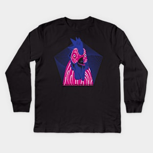 Screaming Rooster Kids Long Sleeve T-Shirt